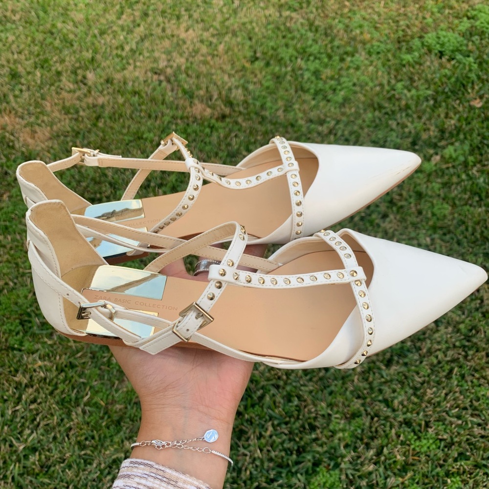 Zara point toe flats